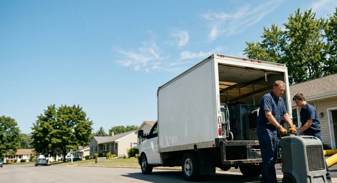 Water Damage Cleanup in Sheboygan Falls, WI near me